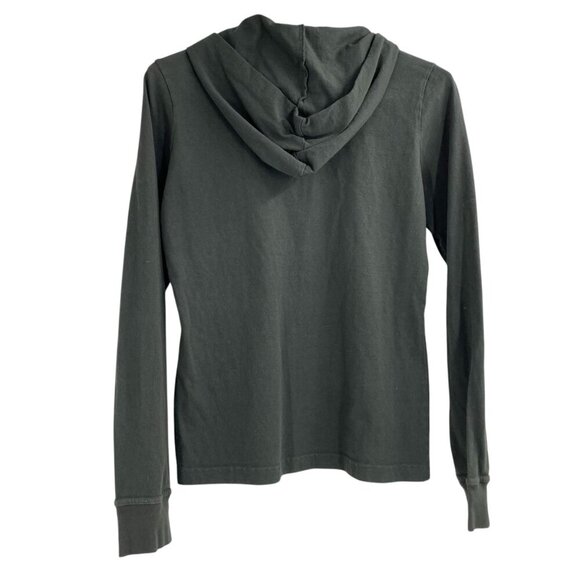 American Giant Dark Olive Green Hoodie Sweatshirt Womens Size XS Casual Everyday - Picture 3 of 8